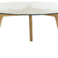 Safavieh Marjoram Round Glass Coffee Table | Coffee Tables | Modishstore - 1