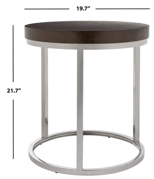 Safavieh Turner Round End Table | End Tables | Modishstore - 3