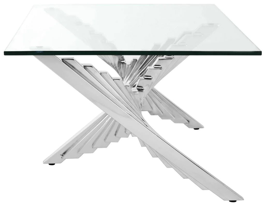 Safavieh Ionna Metal Coffee Table - Silver | Coffee Tables | Modishstore - 2