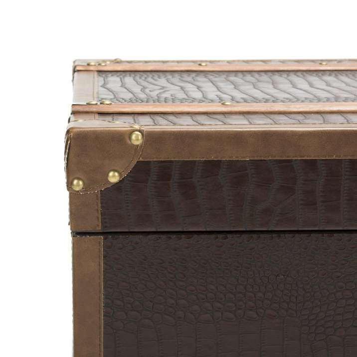 Safavieh Zoe Coffee Table Storage Trunk With Wine Rack | Cabinets | Modishstore - 10