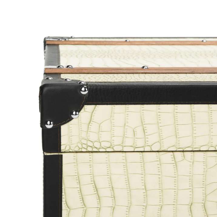 Safavieh Zoe Coffee Table Storage Trunk With Wine Rack | Cabinets | Modishstore - 11