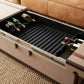 Safavieh Zoe Coffee Table Storage Trunk With Wine Rack - Beige |  | Modishstore - 4