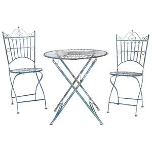 Safavieh Belen Bistro Set, One Table And Two Chairs | Outdoor Dining Sets |  Modishstore  - 8