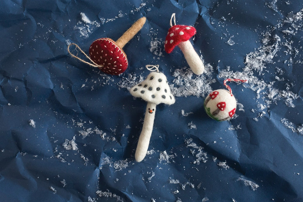 Fun Fungi Ornament Set of 20 By Accent Decor | Ornaments | Modishstore - 9