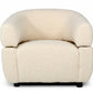 Divani Casa Gannet - Glam Beige Fabric Chair-2