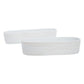 Gateway White Oval Ceramic Planter Set Of 2  By Accent Decor | Planters, Troughs & Cachepots | Modishstore - 3