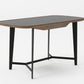 Modrest Girard - Modern Walnut & Black Glass Desk | Modishstore | Desks-2