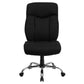 Hercules Series Big & Tall 400 Lb. Rated Black Fabric Executive Ergonomic Office Chair And Chrome Base By Flash Furniture | Office Chairs | Modishstore - 4