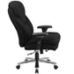 Hercules Series 24/7 Intensive- Use Big & Tall 400 Lb. Rated Black Fabric Executive Ergonomic Office Chair With Lumbar Knob By Flash Furniture | Office Chairs | Modishstore - 2