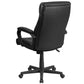 High Back Black Leathersoft Executive Swivel Office Chair With Slight Mesh Accent And Arms By Flash Furniture | Office Chairs | Modishstore - 3