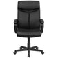 High Back Black Leathersoft Executive Swivel Office Chair With Slight Mesh Accent And Arms By Flash Furniture | Office Chairs | Modishstore - 4