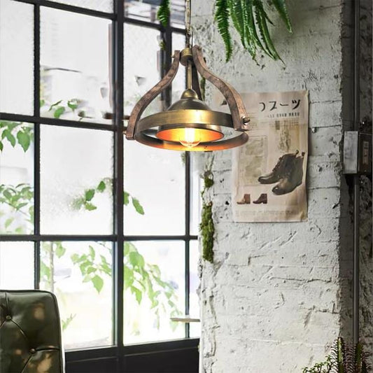 Justin Farmhouse Wooden  Pendant Single Light By Ele Light & Decor | Pendant Lamps |  Modishstore 