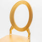 Oval Open Back Resin Chair - Gold Set Of 4 By Atlas | Dining Chairs| Modishstore - 7