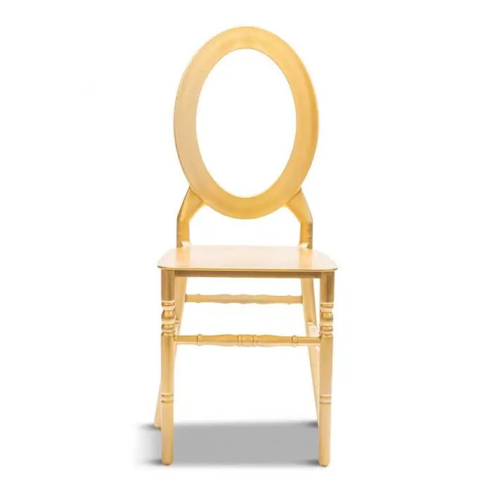 Oval Open Back Resin Chair - Gold Set Of 4 By Atlas | Dining Chairs| Modishstore - 8