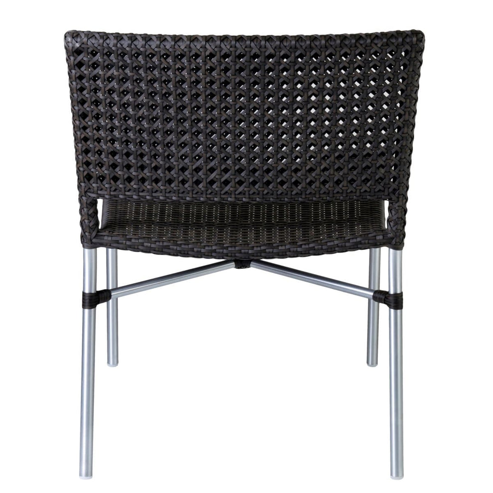 Dylis Synthetic Fiber Dining Chair/Stackable-Outdoor by Jeffan | Outdoor Chairs | Modishstore - 3