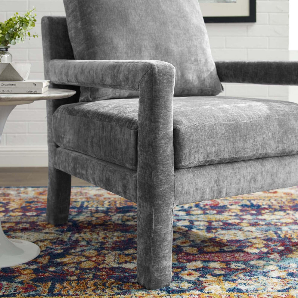 Modway Rehearse Performance Velvet Armchair - EEI-4133 | Armchairs | Modishstore - 5
