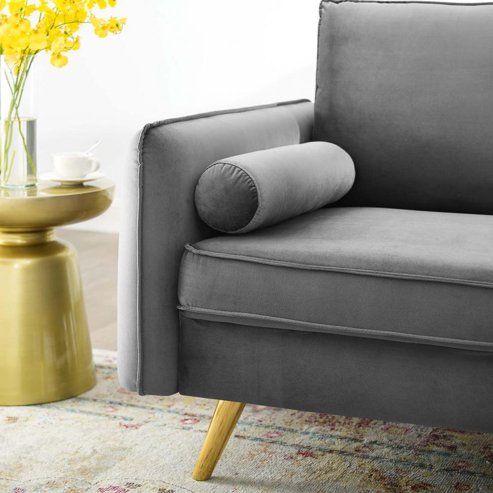 Modway Revive Performance Velvet Loveseat - EEI-3989 | Loveseats | Modishstore - 13