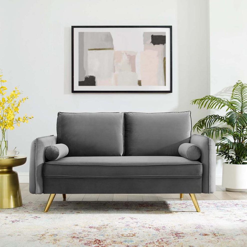 Modway Revive Performance Velvet Loveseat - EEI-3989 | Loveseats | Modishstore - 14