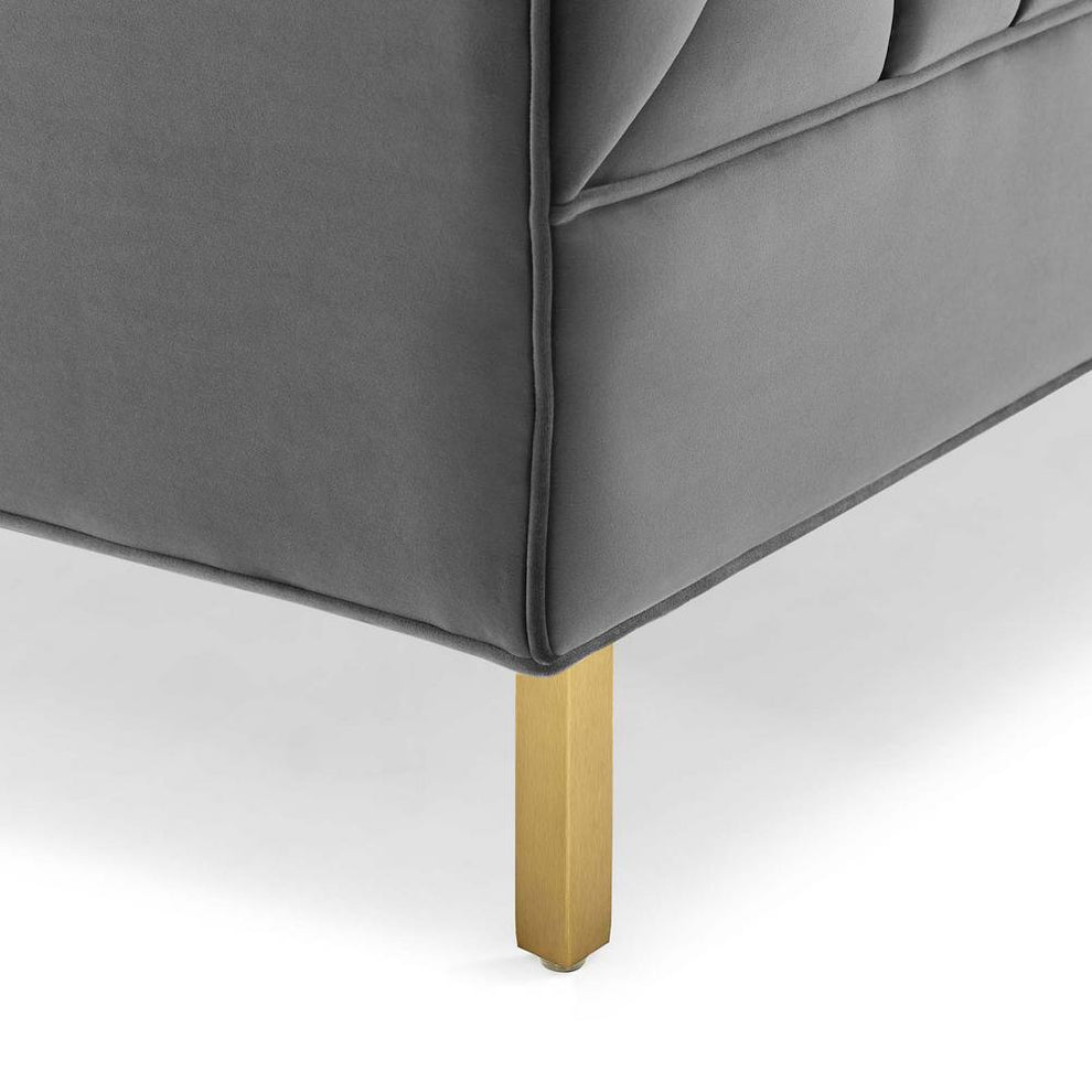 Modway Shift Channel Tufted Performance Velvet Loveseat - EEI-4131 | Loveseats | Modishstore - 9