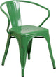 Flash Furniture Metal Indoor-Outdoor Chair With Arms | Outdoor Chairs | Modishstore-6