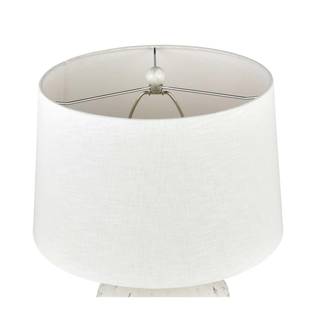 Rhoda 24'' High 1-Light Table Lamp - White By ELK |Table Lamps |Modishstore - 3