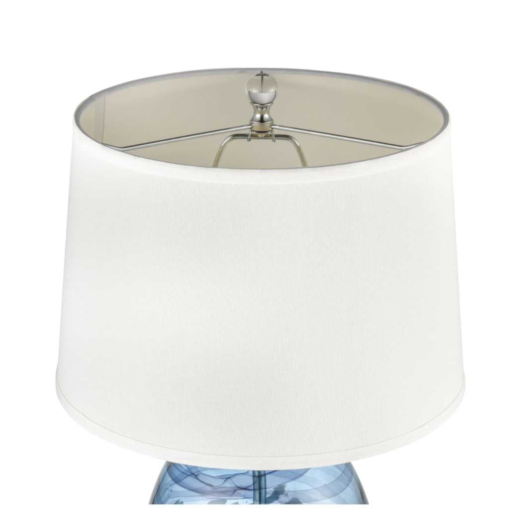Livingstone 25'' High 1-Light Table Lamp - Blue By ELK |Table Lamps |Modishstore - 3