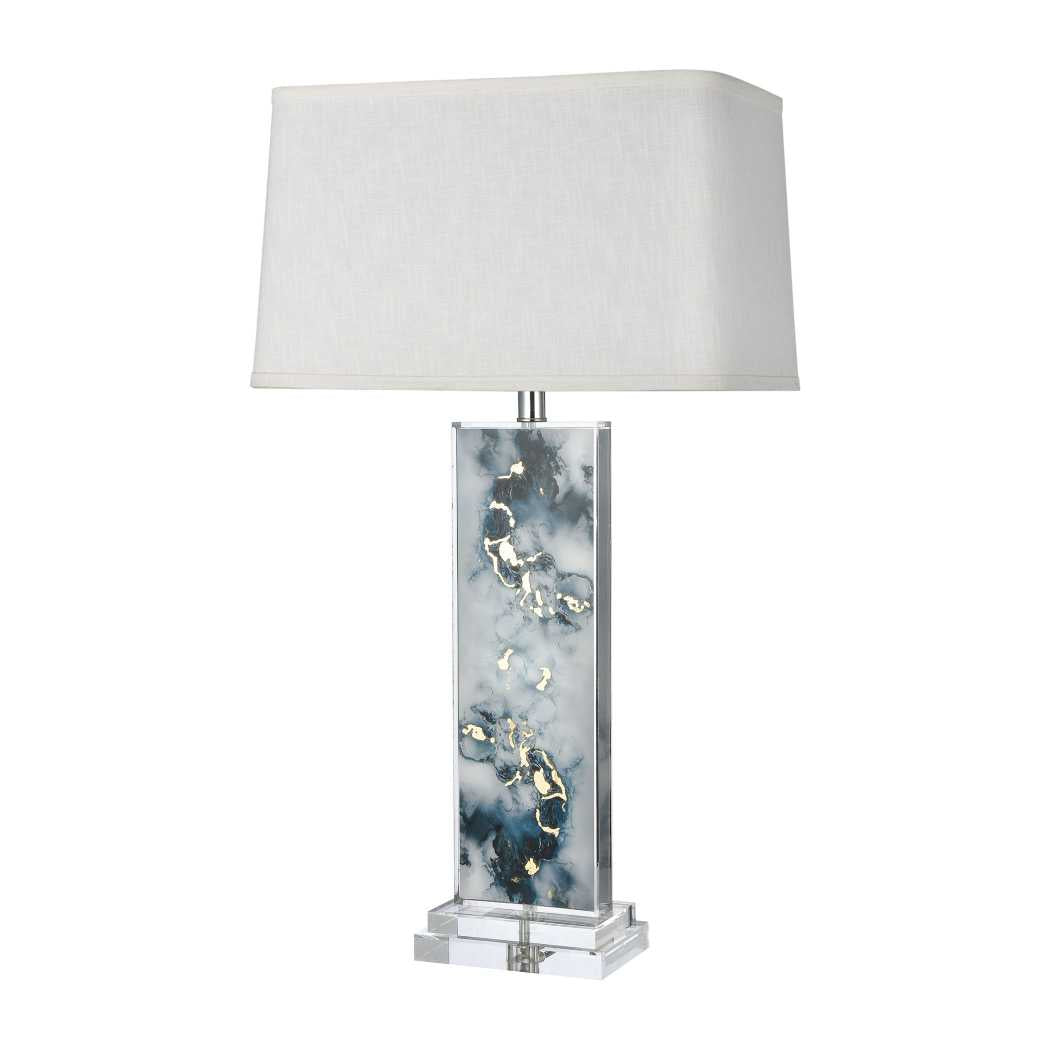 Everette 31'' High 1-Light Table Lamp - Blue By ELK |Table Lamps |Modishstore - 4