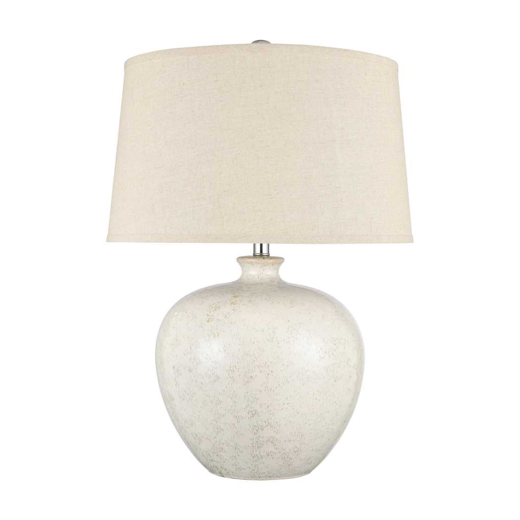 Zoe 28'' High 1-Light Table Lamp - White By ELK |Table Lamps |Modishstore - 2