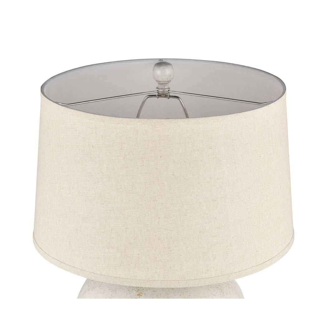 Zoe 28'' High 1-Light Table Lamp - White By ELK |Table Lamps |Modishstore - 3