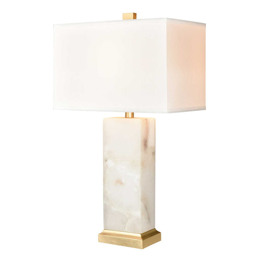 Helain 27'' High 1-Light Table Lamp - White By ELK |Table Lamps |Modishstore 