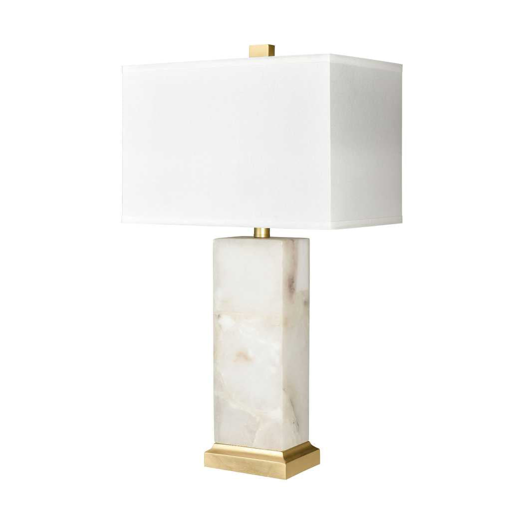 Helain 27'' High 1-Light Table Lamp - White By ELK |Table Lamps |Modishstore - 2