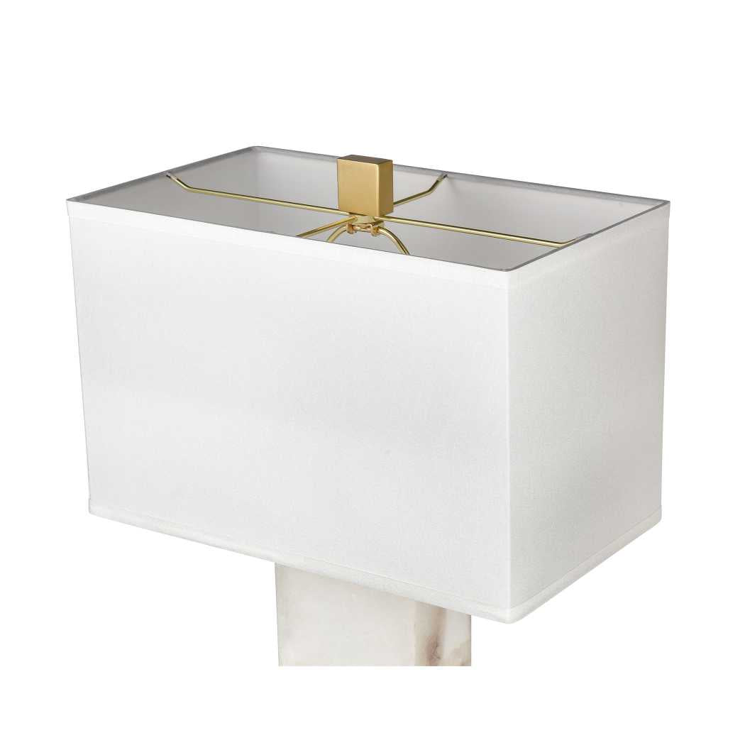 Helain 27'' High 1-Light Table Lamp - White By ELK |Table Lamps |Modishstore - 3