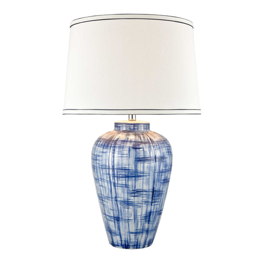 Bellcrossing 31'' High 1-Light Table Lamp - Blue By ELK |Table Lamps |Modishstore 