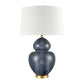 Perry 30'' High 1-Light Table Lamp - Blue By ELK |Table Lamps |Modishstore - 2