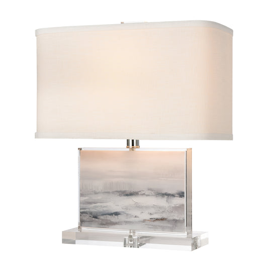 Barnes 18'' High 1-Light Table Lamp - Gray By ELK