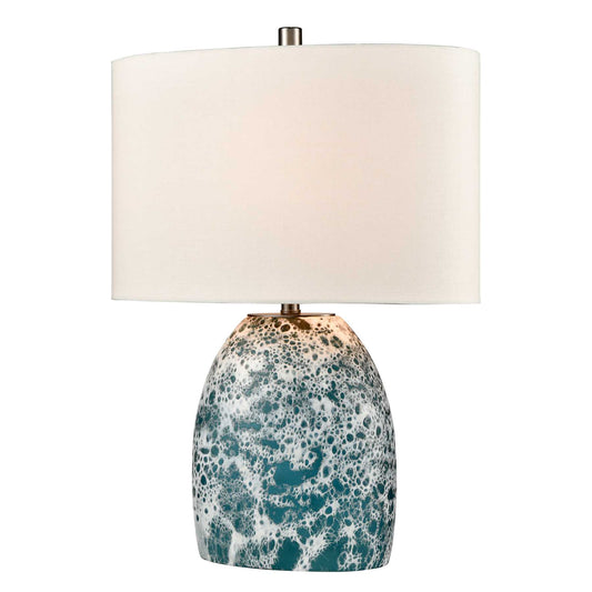 Offshore 22'' High 1-Light Table Lamp - Blue By ELK |Table Lamps |Modishstore 