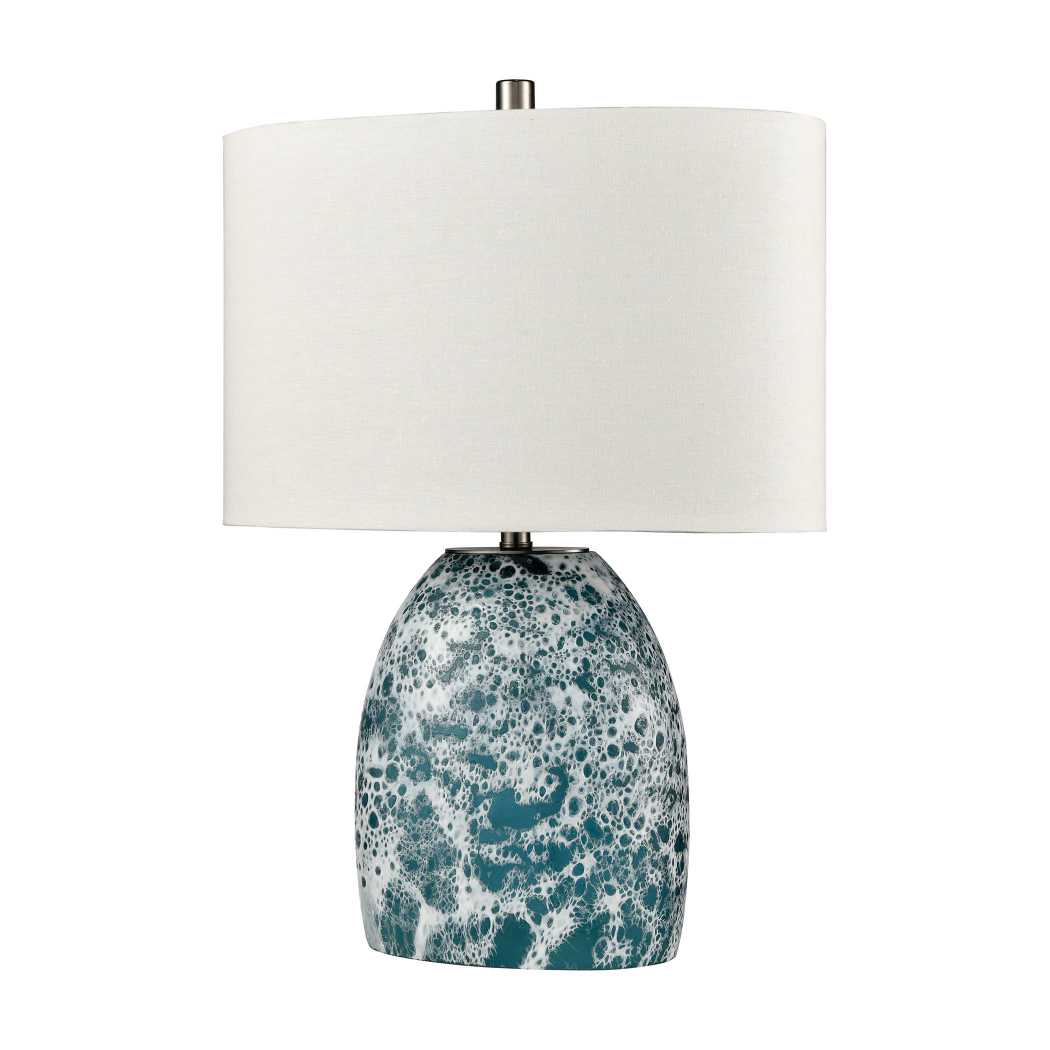 Offshore 22'' High 1-Light Table Lamp - Blue By ELK |Table Lamps |Modishstore - 2