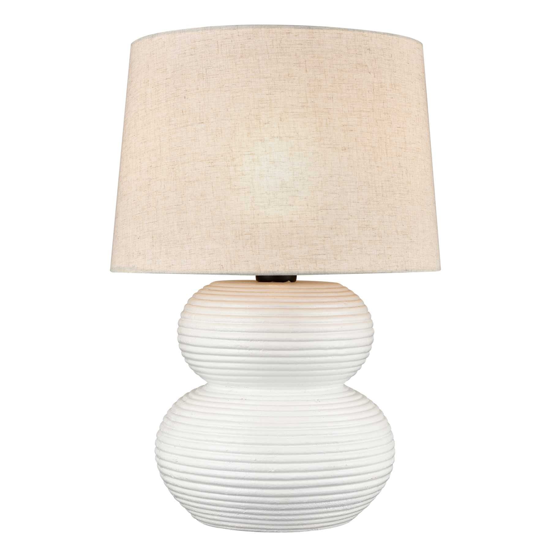 Phillipa 25'' High 1-Light Outdoor Table Lamp - Matte White By ELK |Table Lamps |Modishstore 