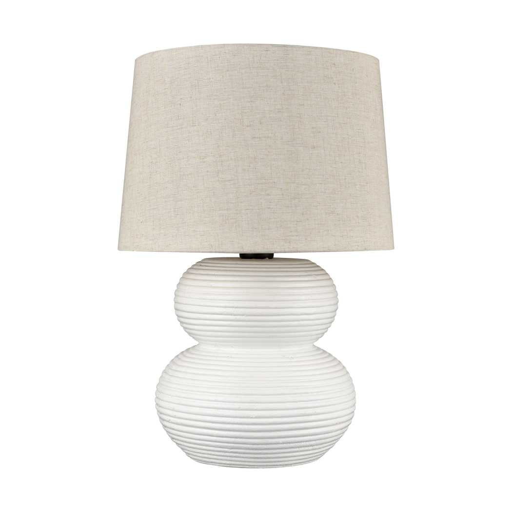 Phillipa 25'' High 1-Light Outdoor Table Lamp - Matte White By ELK |Table Lamps |Modishstore - 2