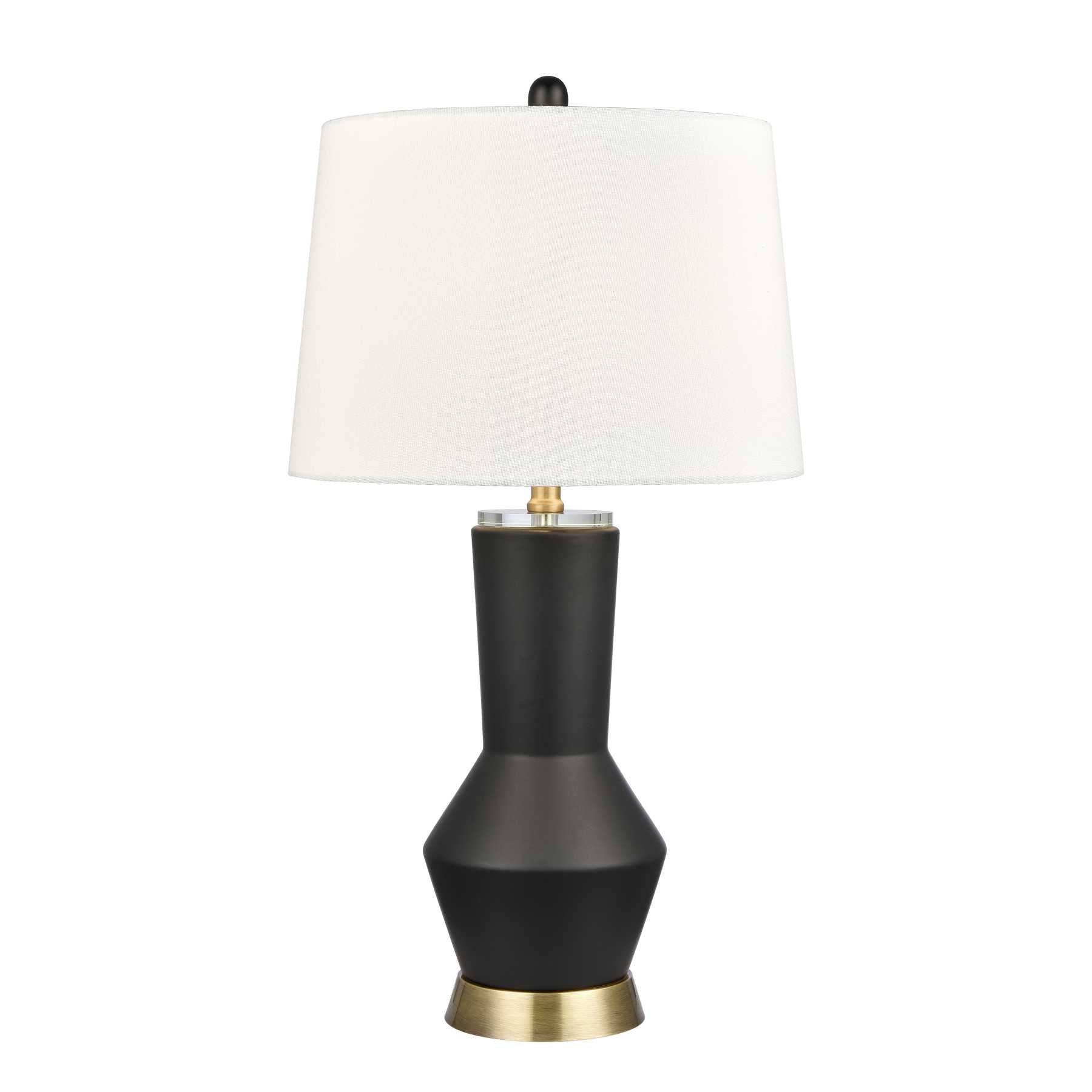 Stanwell 27'' High 1-Light Table Lamp - Matte Black By ELK |Table Lamps |Modishstore 