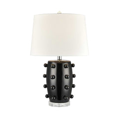 Torny 25'' High 1-Light Table Lamp - Black By ELK