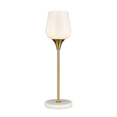 Finch Lane 20'' High 1-Light Table Lamp - Satin Gold By ELK