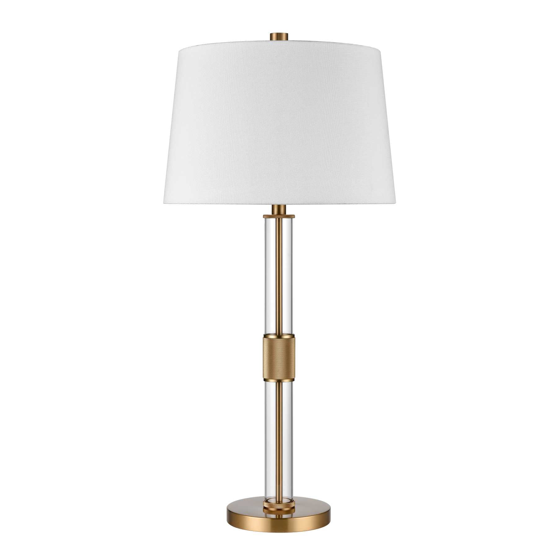 Roseden Court 33'' High 1-Light Table Lamp - Aged Brass By ELK |Table Lamps |Modishstore - 2