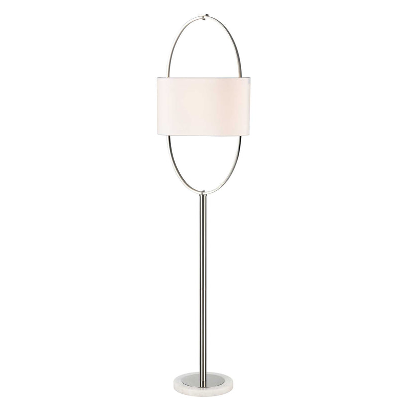 Gosforth 68'' High 1-Light Floor Lamp - Polished Nickel By ELK |Floor Lamps |Modishstore 
