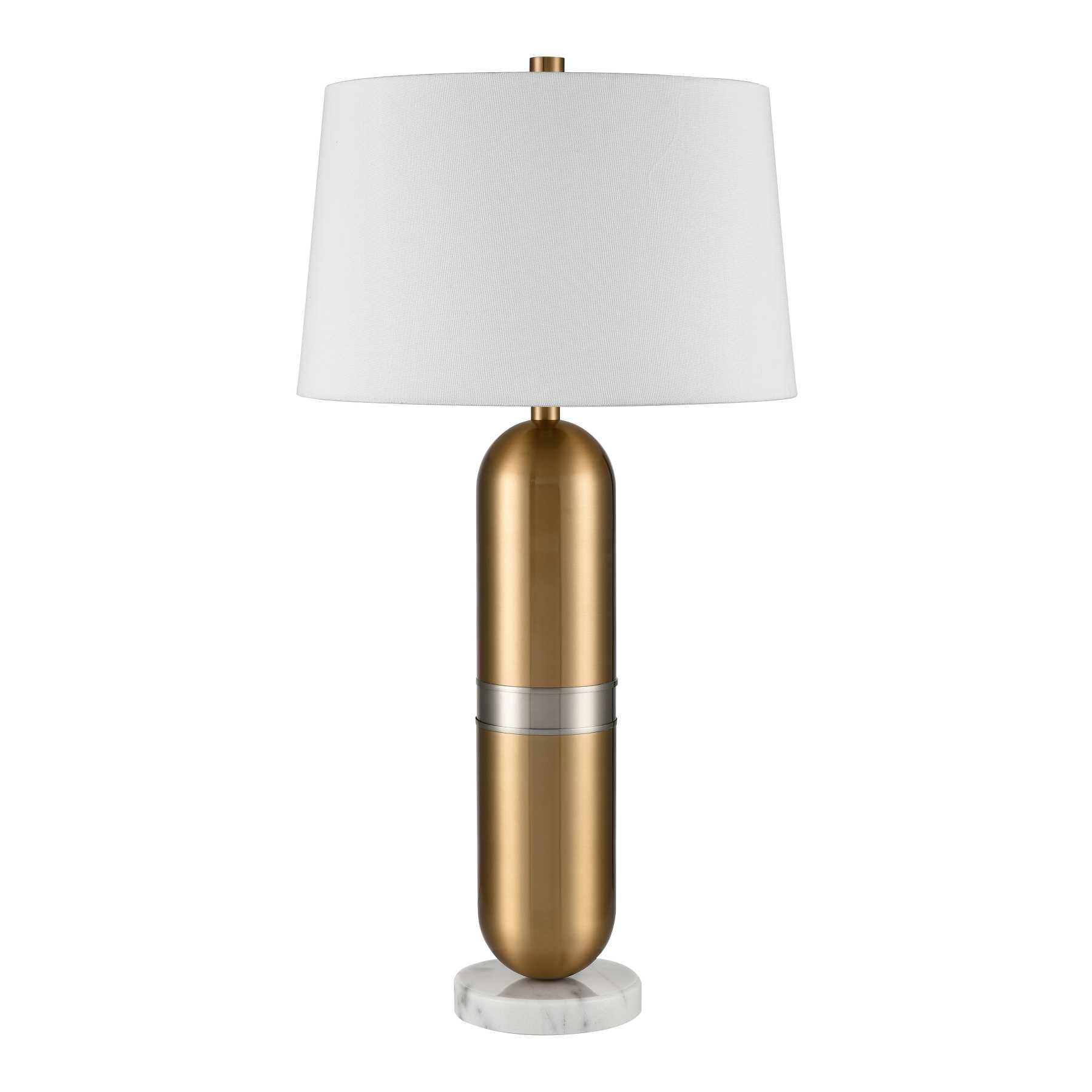 Pill 34'' High 1-Light Table Lamp - Aged Brass By ELK |Table Lamps |Modishstore - 2