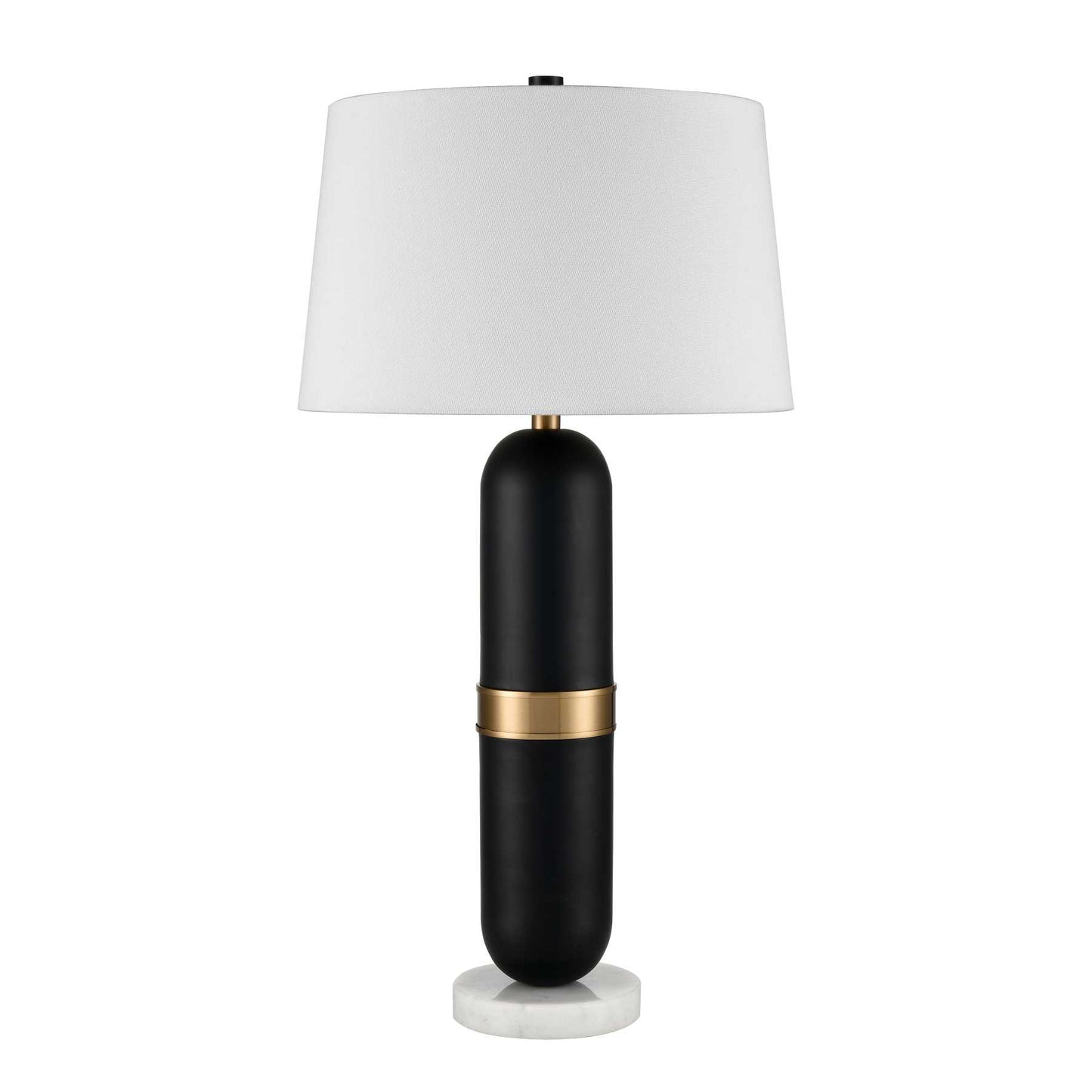 Pill 34'' High 1-Light Table Lamp - Matte Black By ELK |Table Lamps |Modishstore - 2