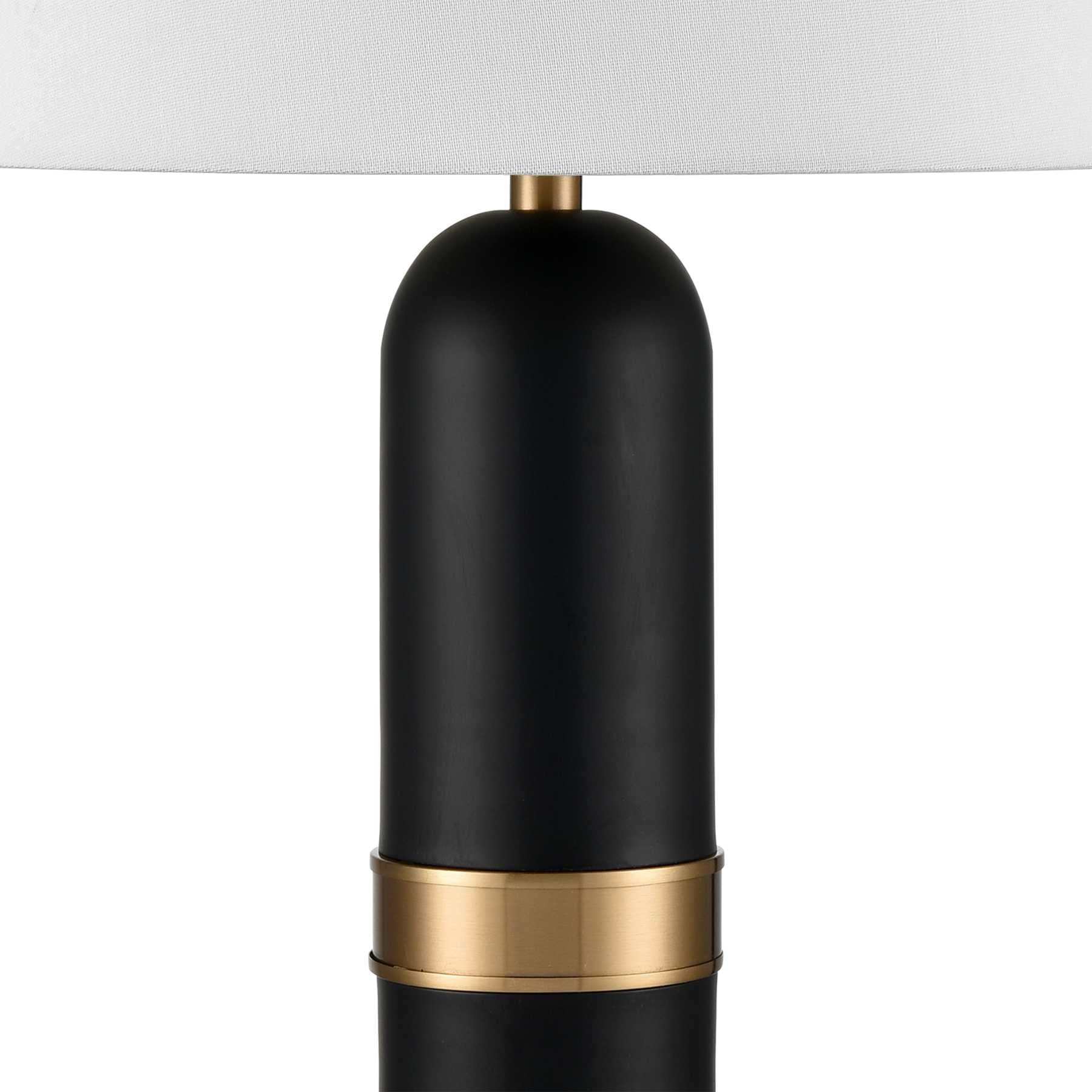 Pill 34'' High 1-Light Table Lamp - Matte Black By ELK |Table Lamps |Modishstore - 3