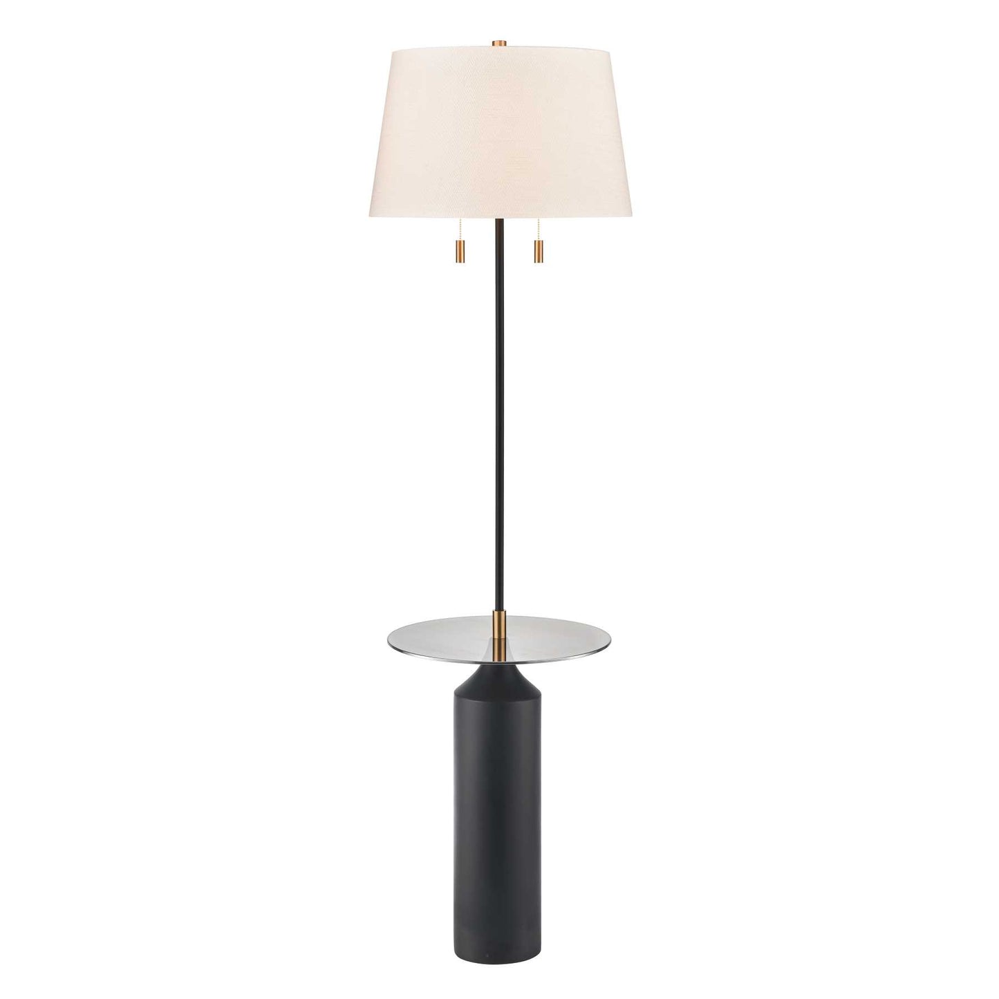 Sheve It 65'' High 2-Light Floor Lamp - Matte Black By ELK |Floor Lamps |Modishstore 