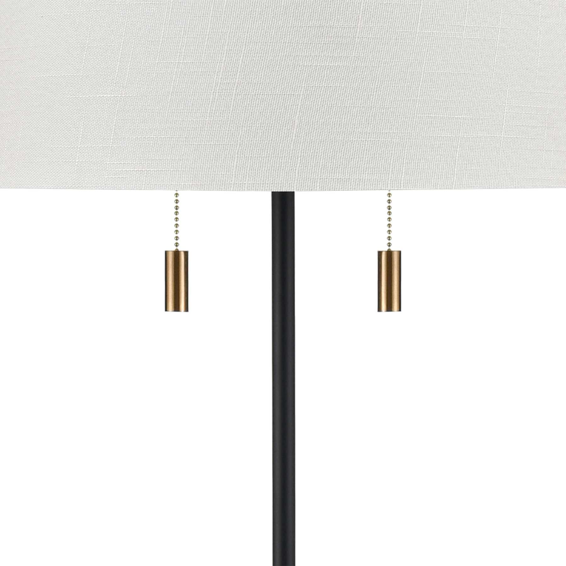 Sheve It 65'' High 2-Light Floor Lamp - Matte Black By ELK |Floor Lamps |Modishstore - 3