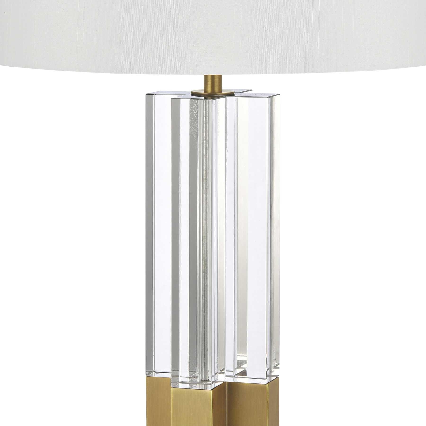 Upright 27'' High 1-Light Table Lamp - Clear By ELK |Table Lamps |Modishstore - 2